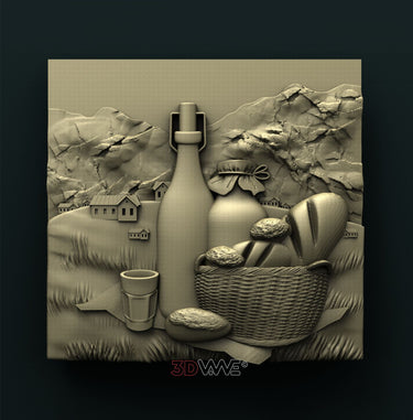 MILK 3D STL 3DWave